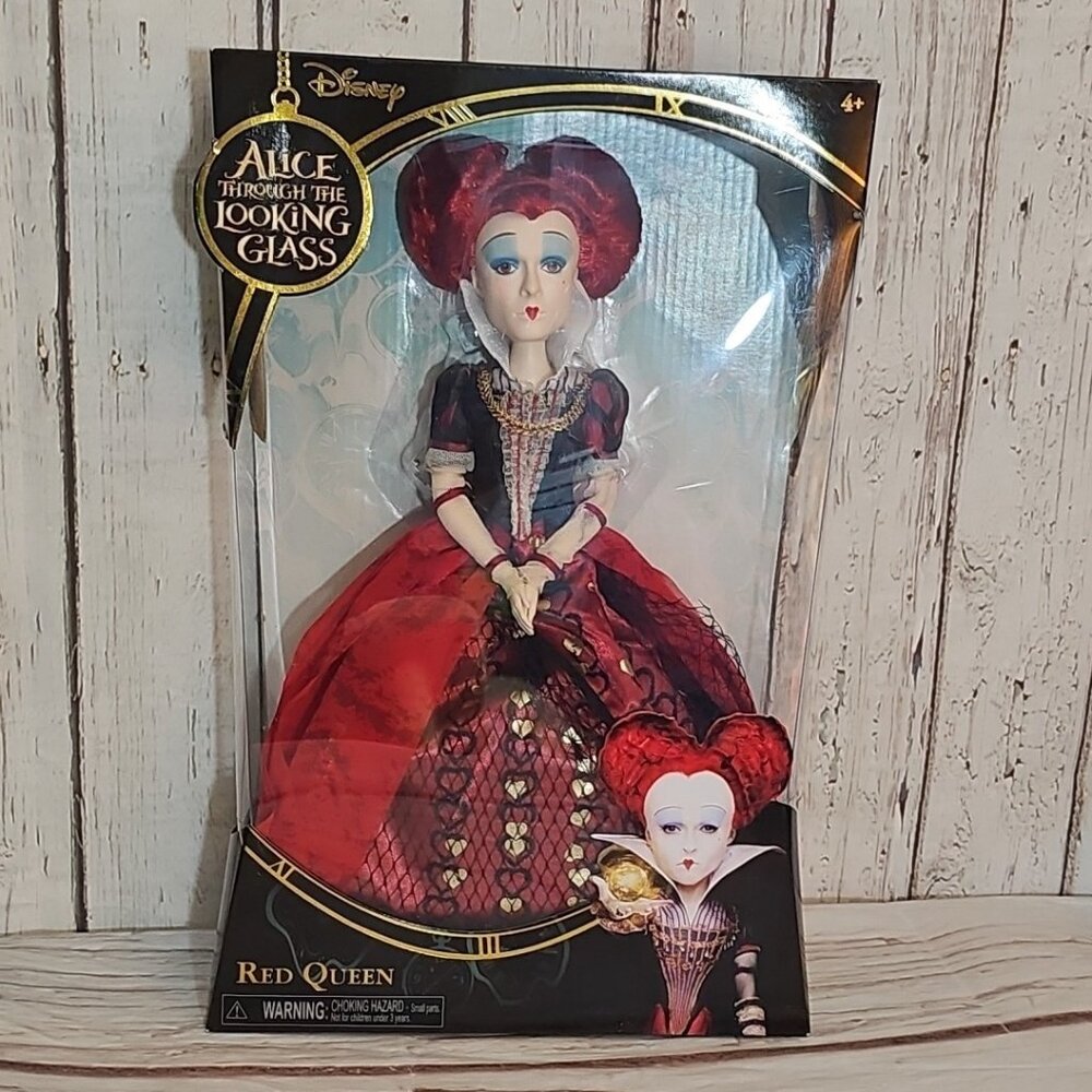 Disneys Alice Through the Looking Glass Red Queen Of Hearts Wonderland Doll NEW